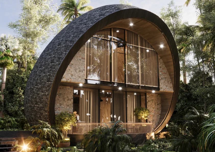 Elegant cocoon villa in k club ubud