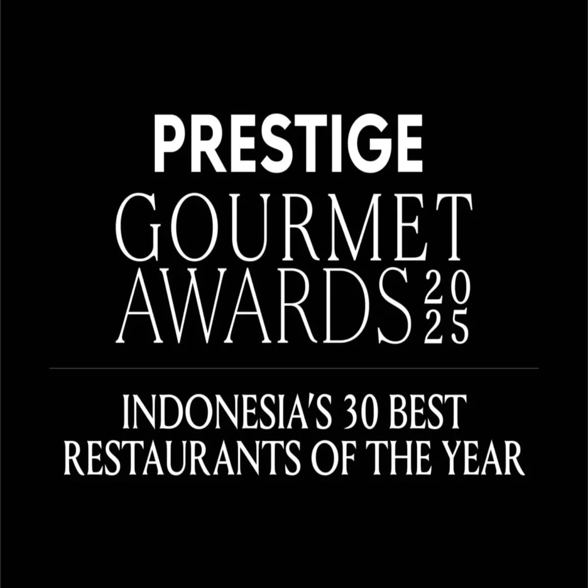 Prestige Gourment Award 2025